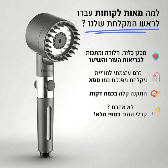 FilterHead - ראש מקלחת מסנן