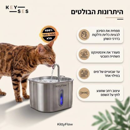 KittyFlow - מזרקת מים לחתול