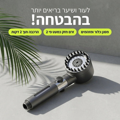 FilterHead - לשיער ועור בריאים יותר בכל מקלחת
